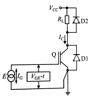 栅电荷的简化测试电路